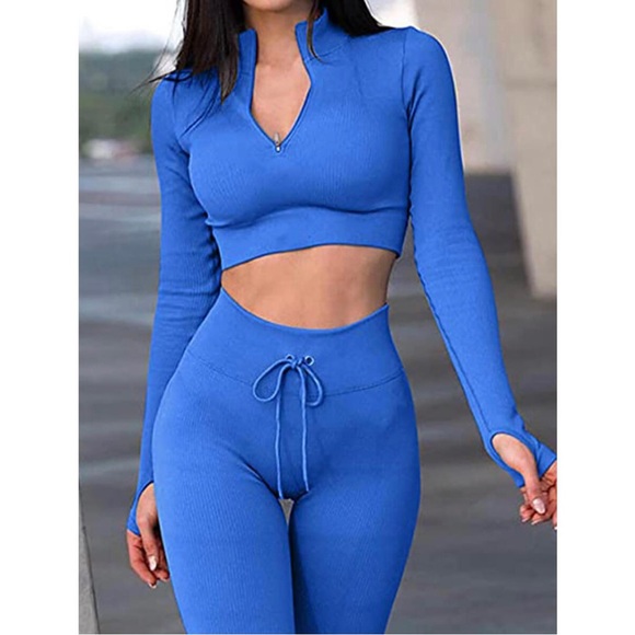 Feelin Girl Pants - 🔥3/$30 deal🔥 Feelin Girl two pc set exercise cropped top and leggings